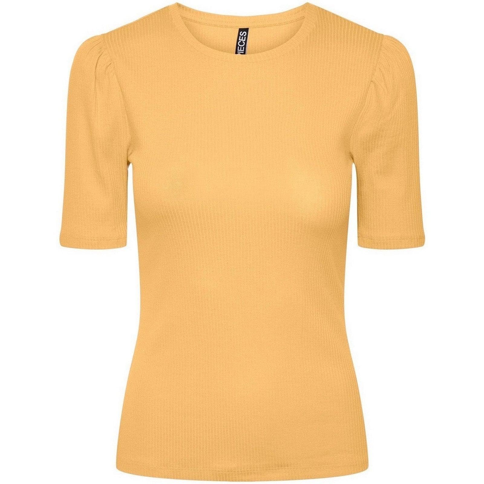 Pieces Pcruka Puff Top t-shirt donna maniche corte