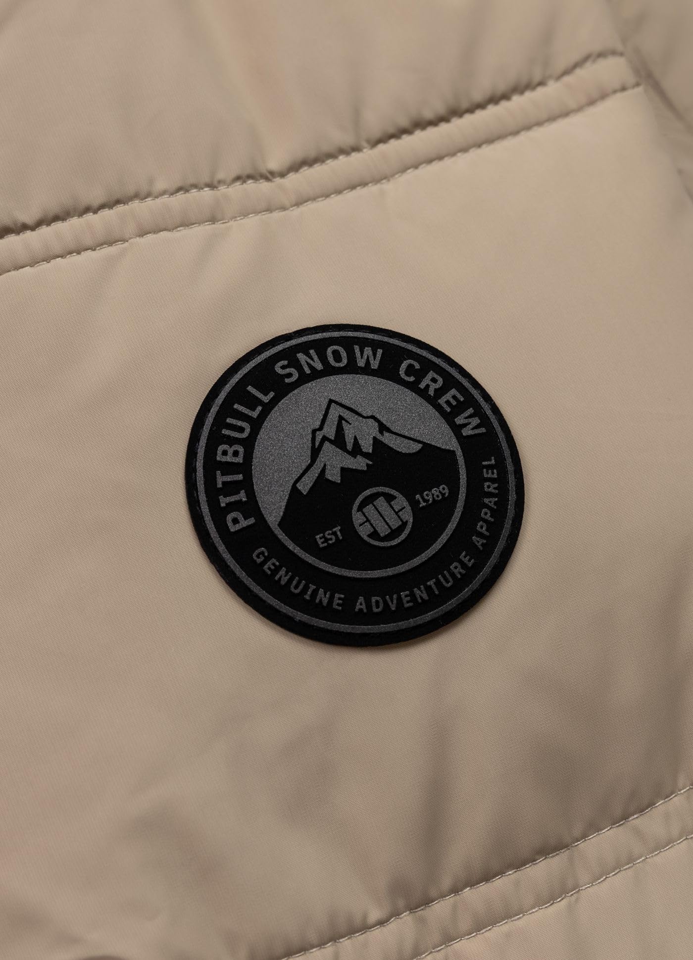 Pitbull Queenston Piumino Donna Sabbia Scura Parka