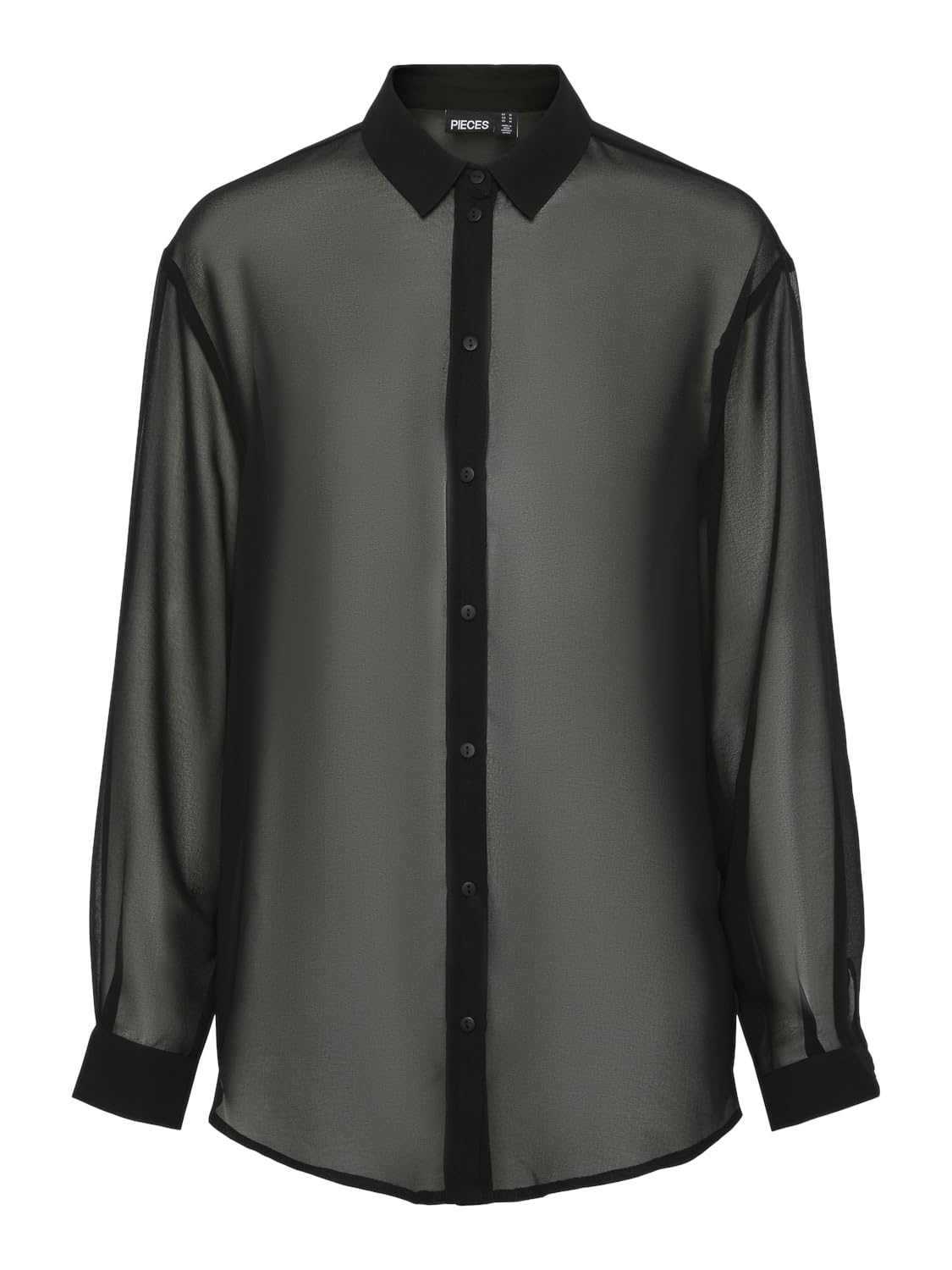 Pieces Pcrio LS BC camicia donna maniche lunghe taglia L