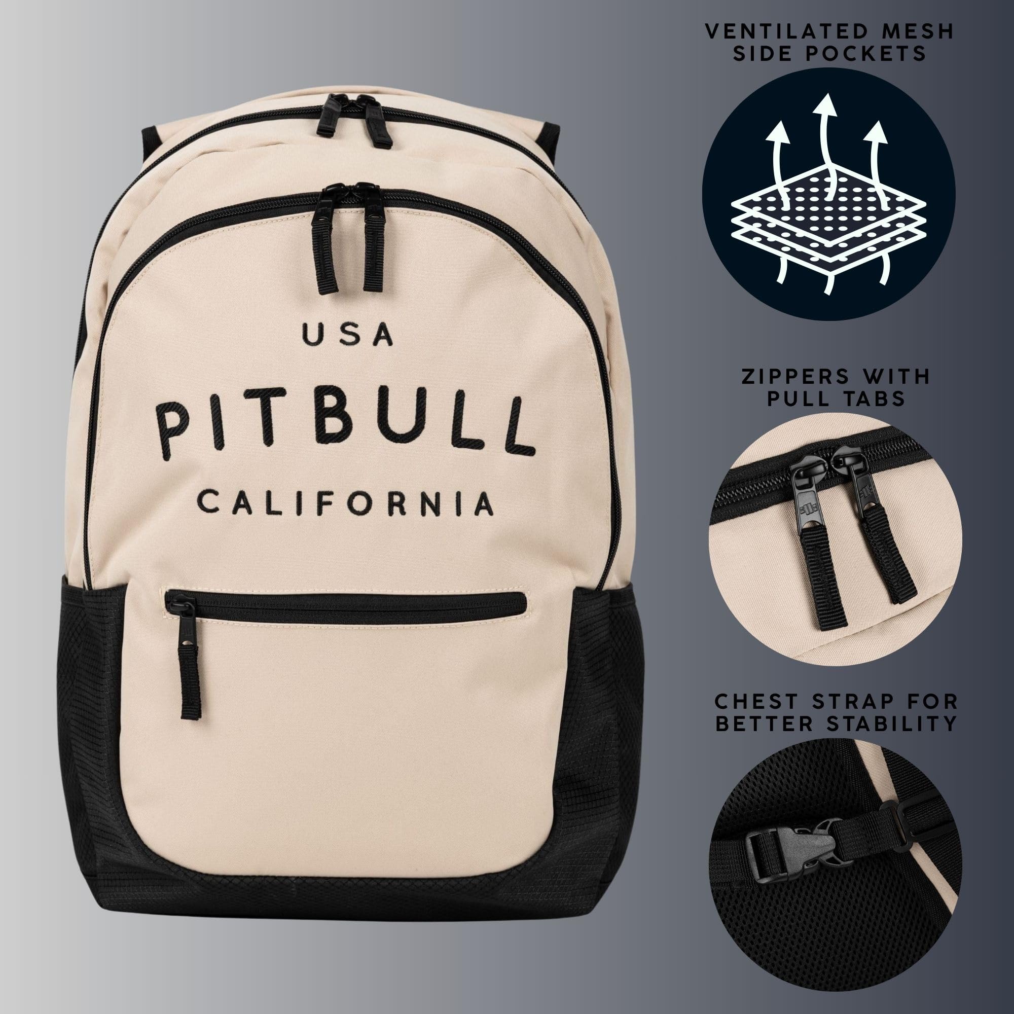 Pitbull Concord II USA Cal zaino 30L color sabbia
