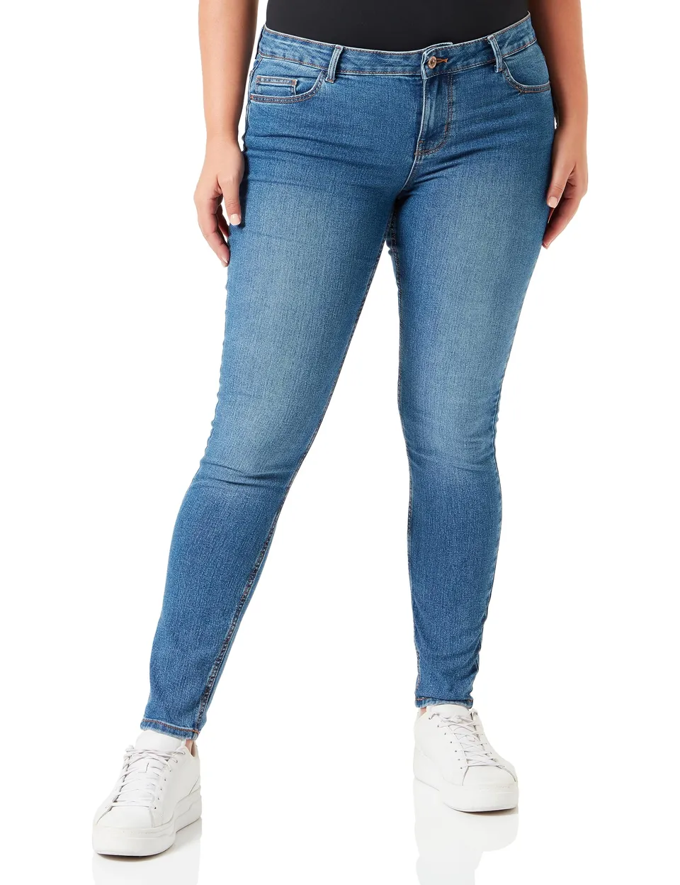 Pieces Pcpeggy Jeans Skinny Donna S Vita Bassa