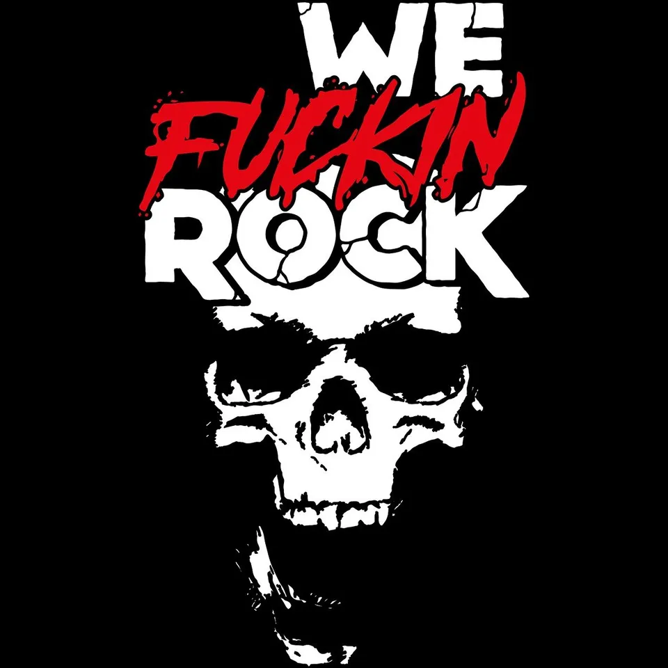 We Fucking Rock Underground t-shirt cotone organico