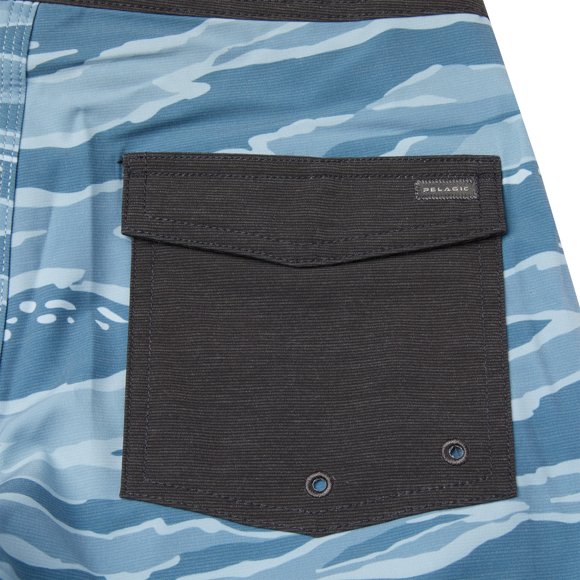 PELAGIC Ledge costume mare ragazzo petrolio tasca zip