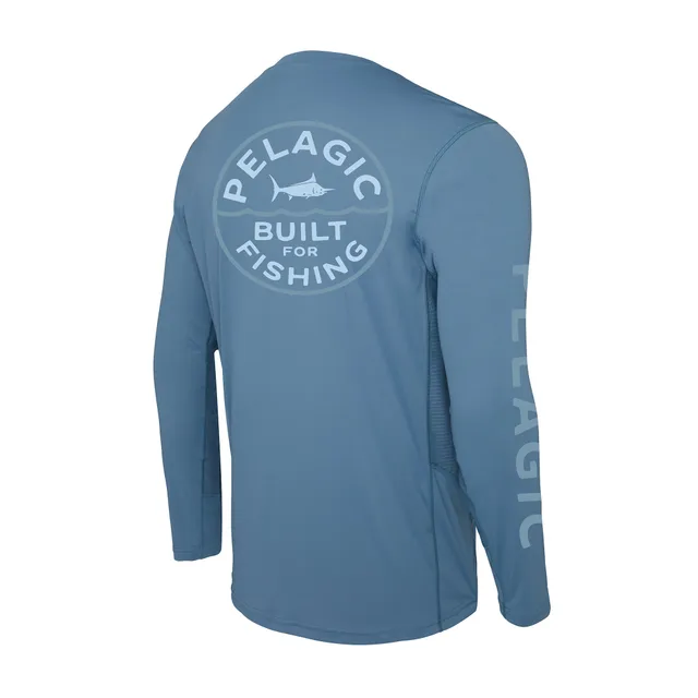 Pelagic Vaportek maglia maniche lunghe petrol UPF 50+
