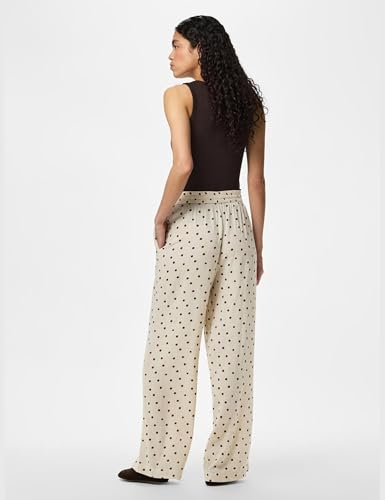 Pieces Pcpia HW Wvn Noos pantaloni donna betulla L