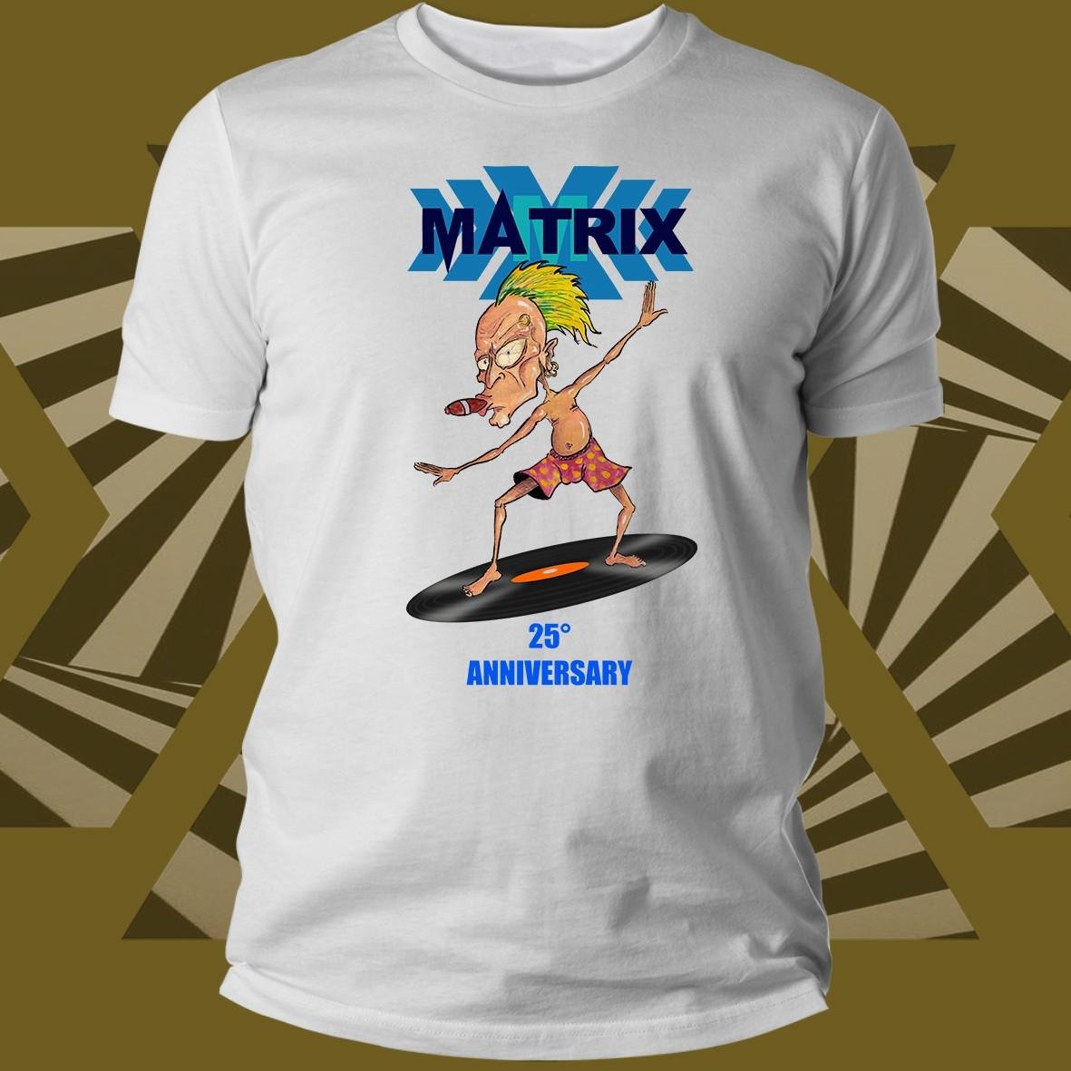 Negatroni Surfin LP 25th Anniversary t-shirt unisex