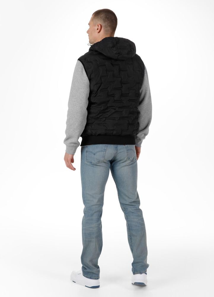 Pitbull Carver gilet uomo con cappuccio caldo sportivo