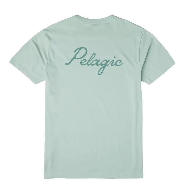 Pelagic Lines In t-shirt uomo salvia cotone