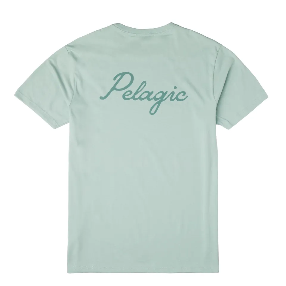 Pelagic Lines In t-shirt uomo salvia cotone
