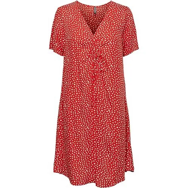 Pieces Pcnya SS Abito Corto Donna XS Scollo V
