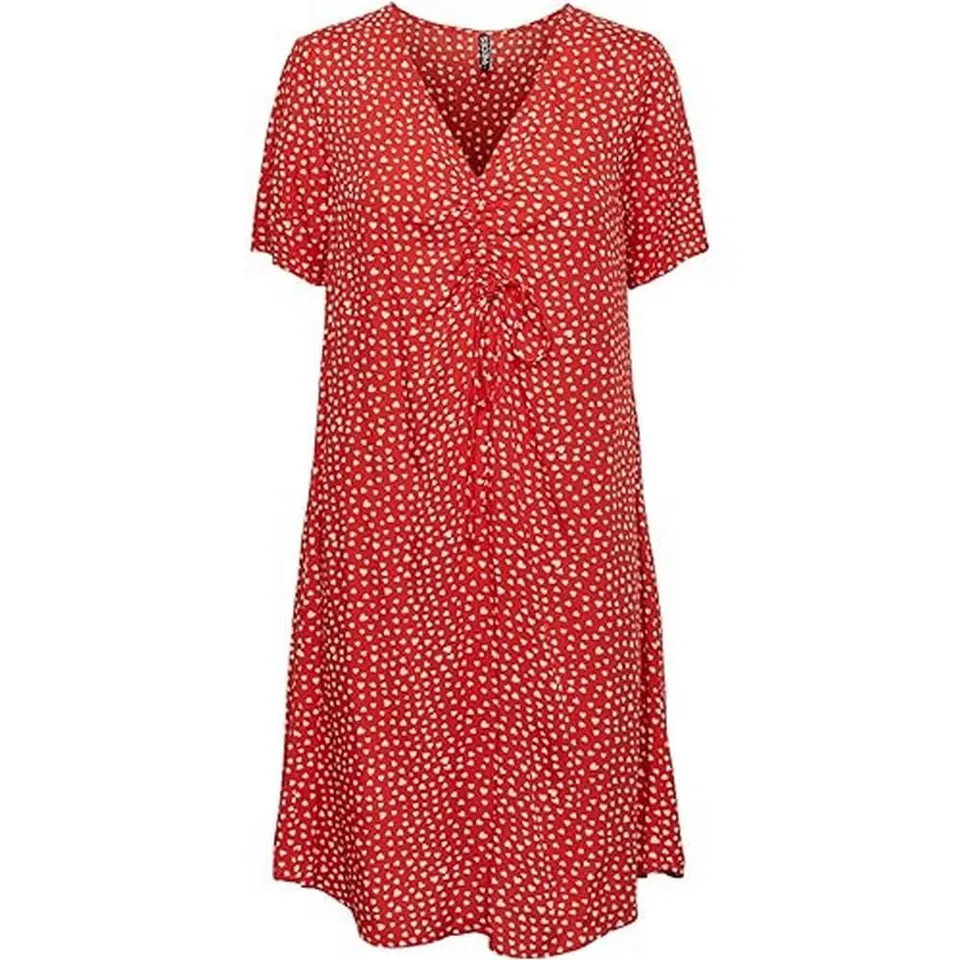 Pieces Pcnya SS Abito Corto Donna XS Scollo V