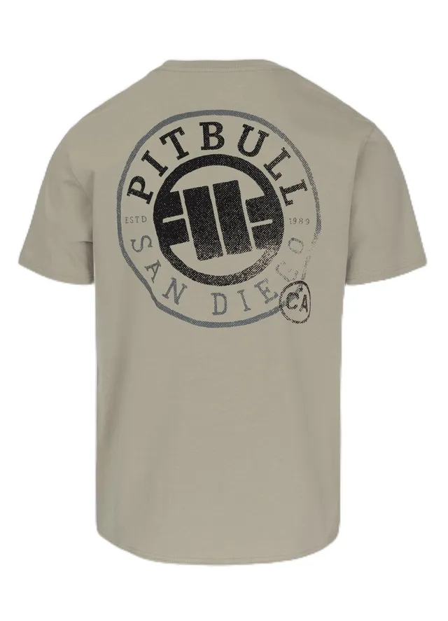 Pitbull SD Stamp maglietta uomo cotone stampa retro