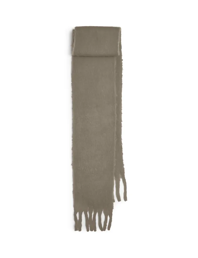 Pieces Pclulu Solid Long Scarf sciarpa greige taglia unica tinta unita