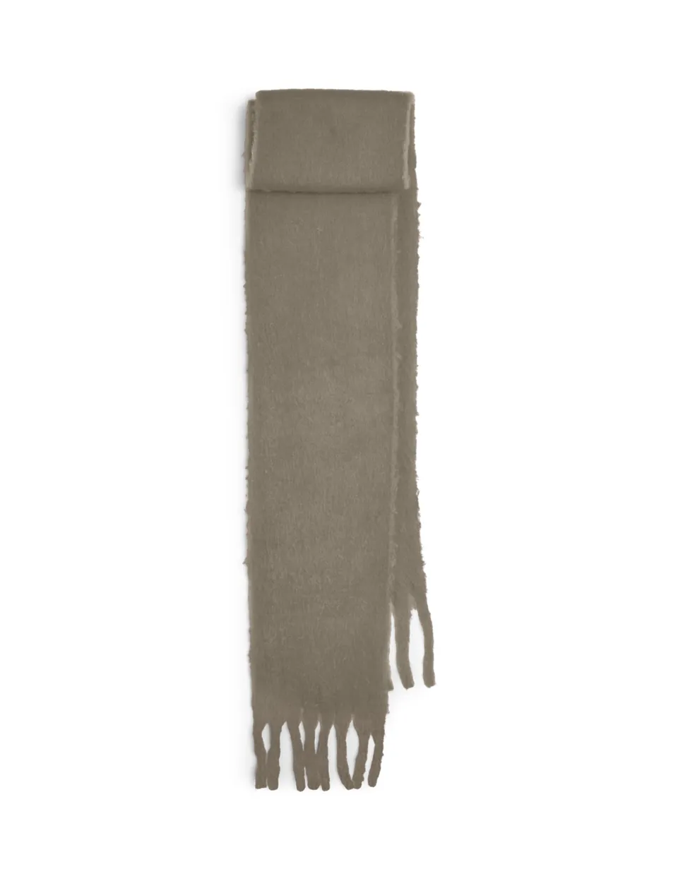 Pieces Pclulu Solid Long Scarf sciarpa greige taglia unica tinta unita