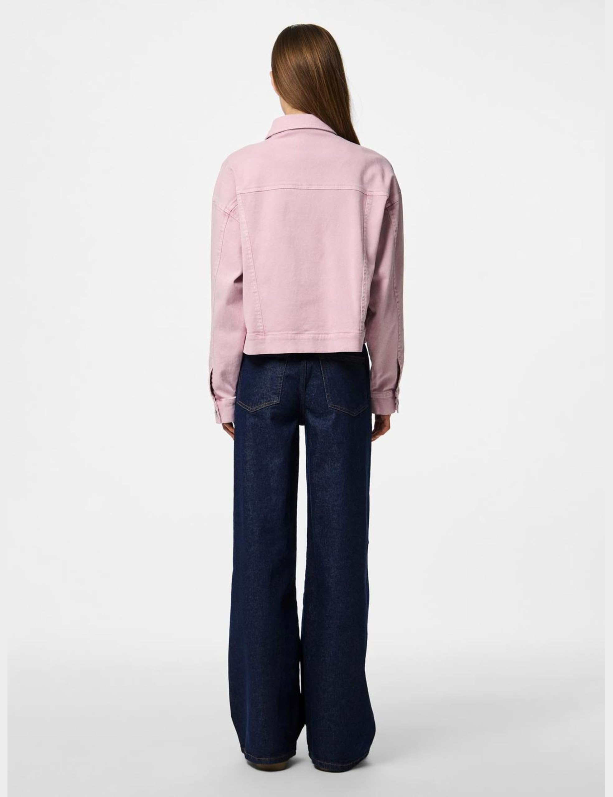 Pieces Pcfenny Ls Denim Jacket giacca denim donna taglia M