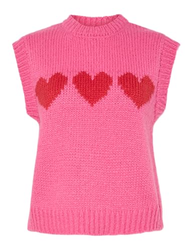 Pieces Pcjove gilet maglia donna scollo tondo XL