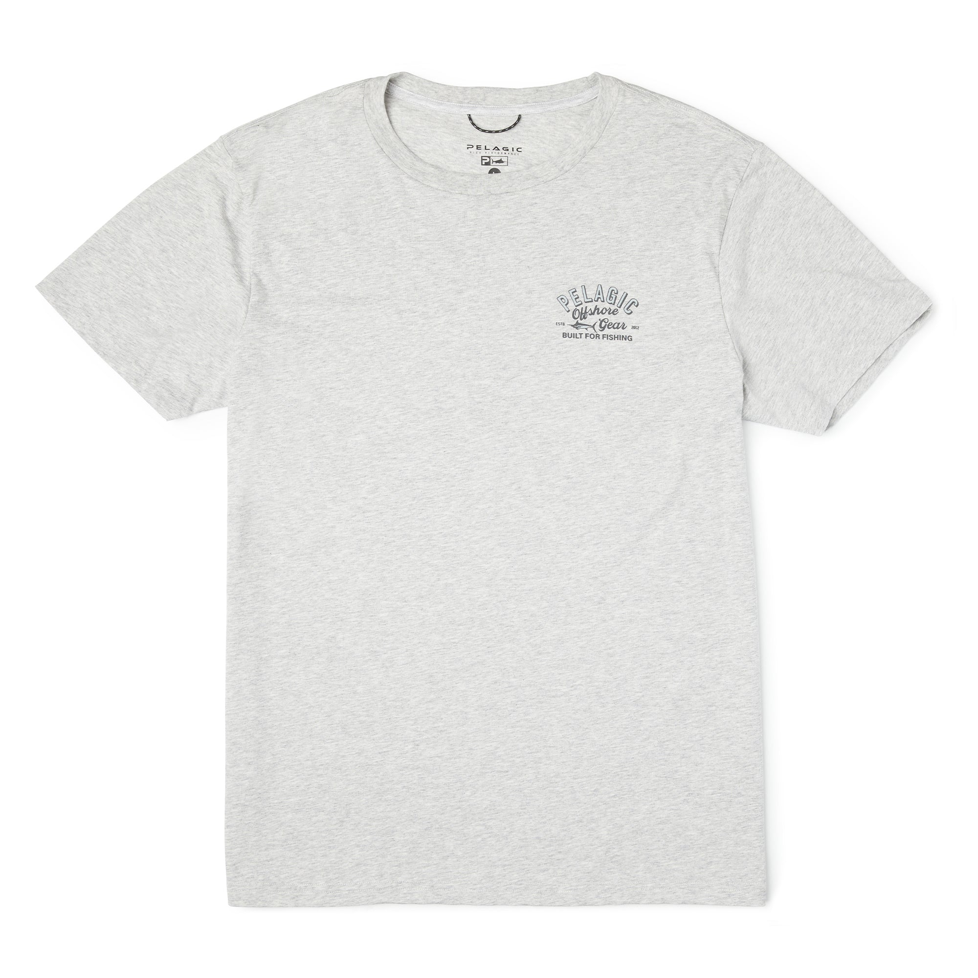 Pelagic Gear Up t-shirt uomo grigio chiaro elasticizzata