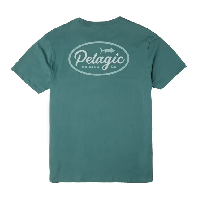 Pelagic Circled t-shirt uomo blu cotone
