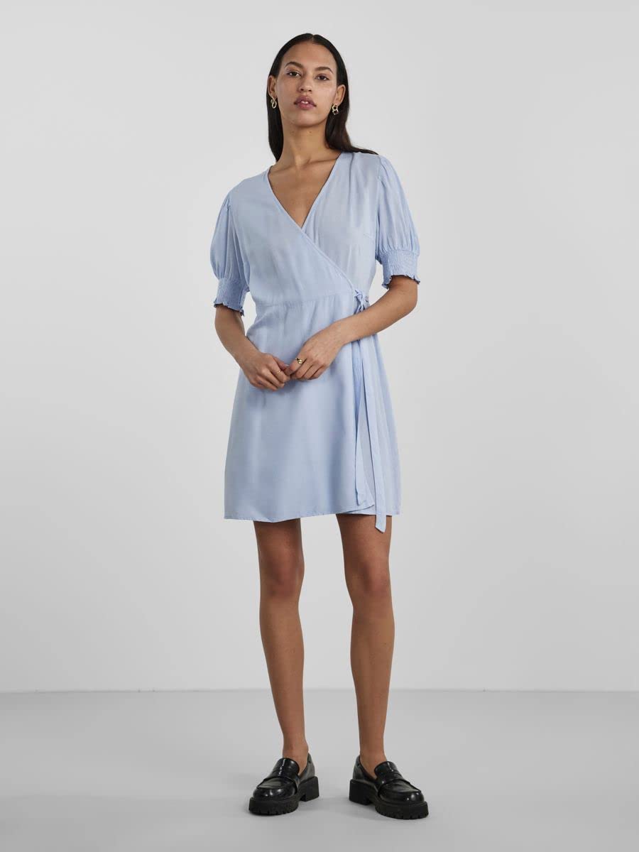 PIECES vestito donna kentucky blue leggero estivo