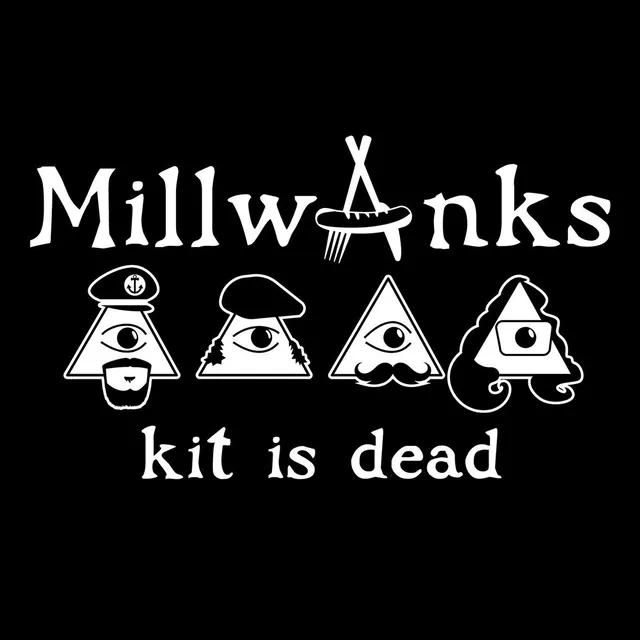 Millwanks Kit Is Dead t-shirt cotone organico