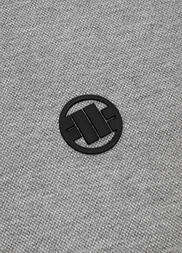 Pitbull Small Logo felpa uomo piquet manica lunga
