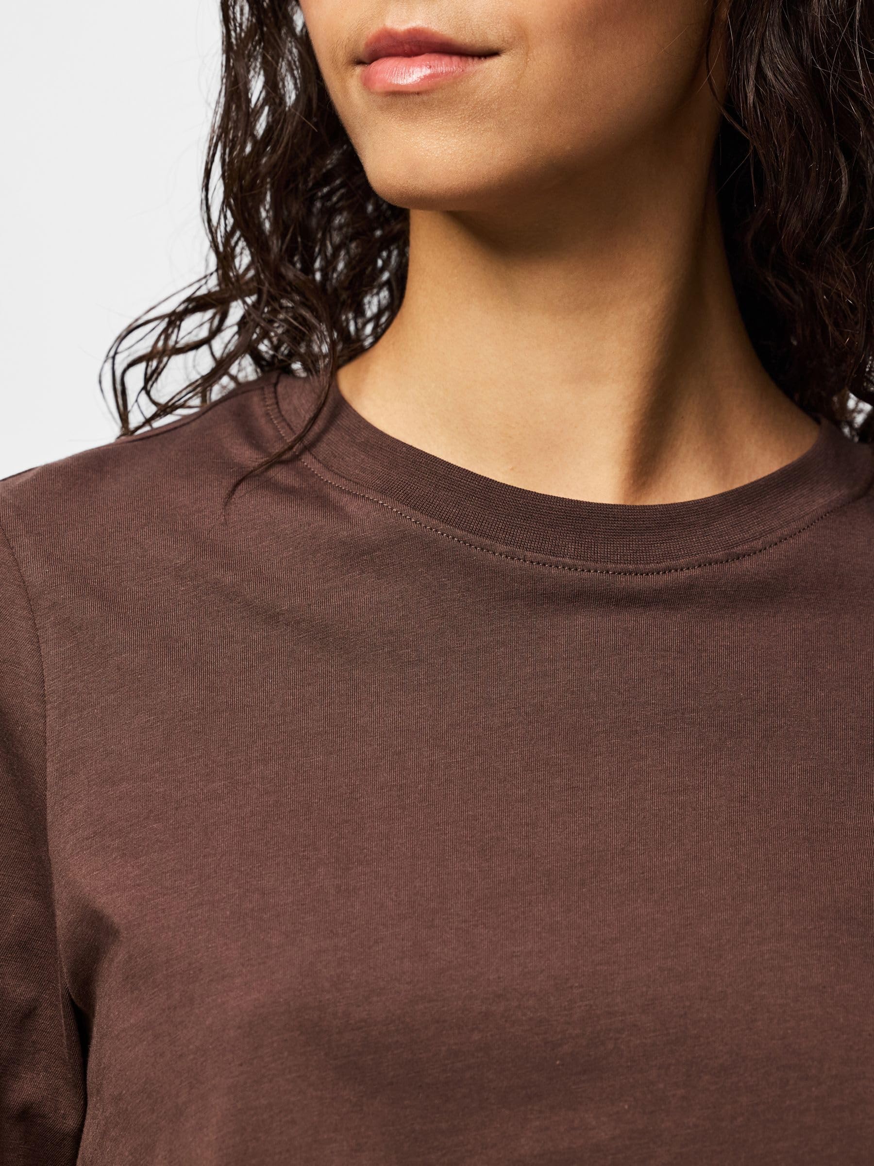 PIECES PCRIA t-shirt donna tinta unita