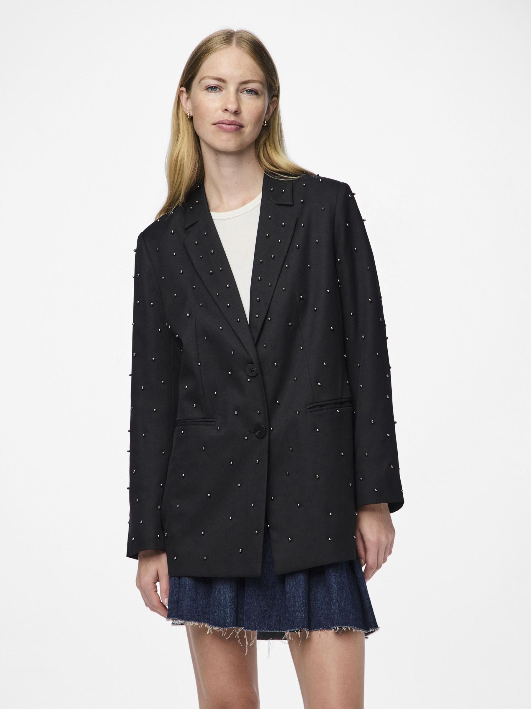 PIECES Pcru Pearl blazer donna taglia S