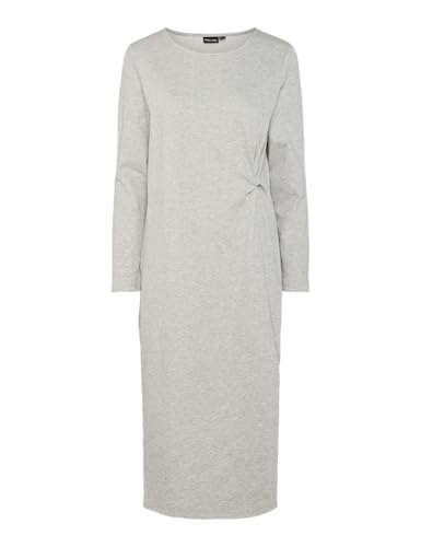 PIECES Pcsinori LS Knot Dress vestito M manica lunga