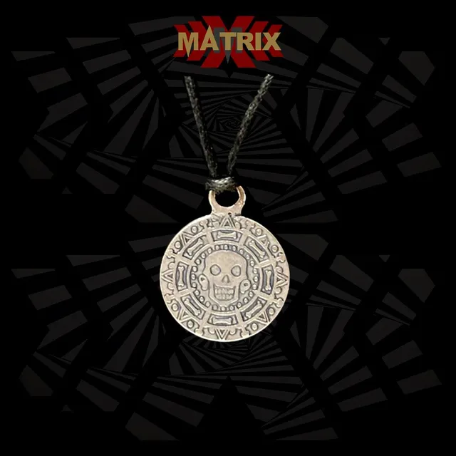 Matrix Music Store Pirate Coin ciondolo zamac con cordino