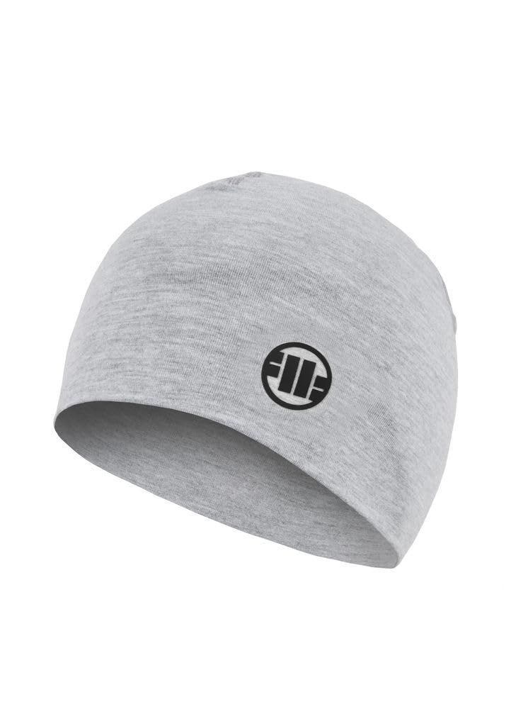 Pitbull Small Logo II berretto invernale nero logo bianco cotone
