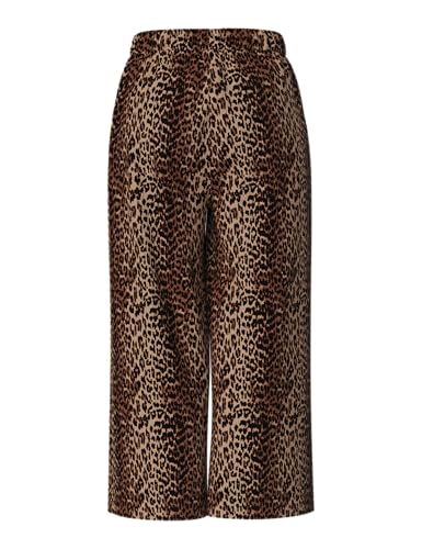 PIECES Pcflora HW Culotte pantaloni neri donna uso quotidiano