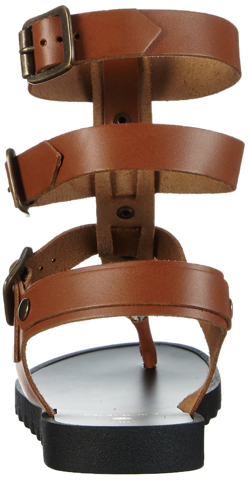 Pieces Psjulia Leather Sandal sandali donna cognac