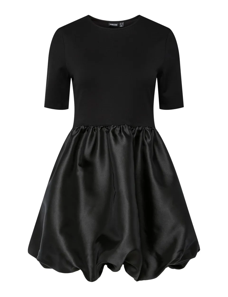 Pieces Pcmathilde Balloon 2/4 Dress abito donna nero XS