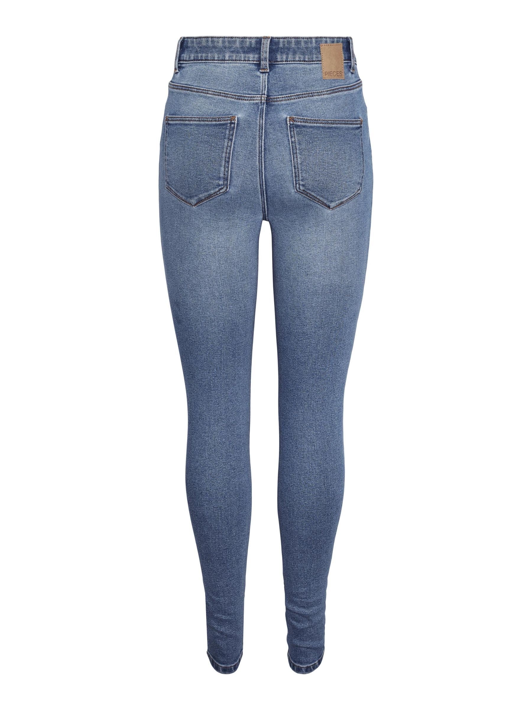 PIECES Pcdana HW Dest Skinny Jeans Mb402 Noos jeans L vita alta