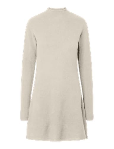 Pieces Pcjunna LS Mock Neck Mini Knit Dress abito S