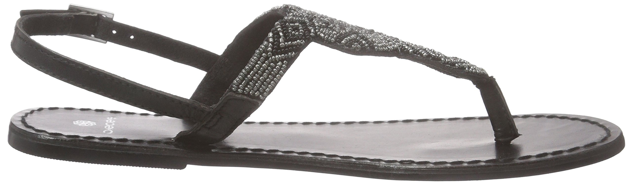 Pieces Carmen sandali donna pelle perline