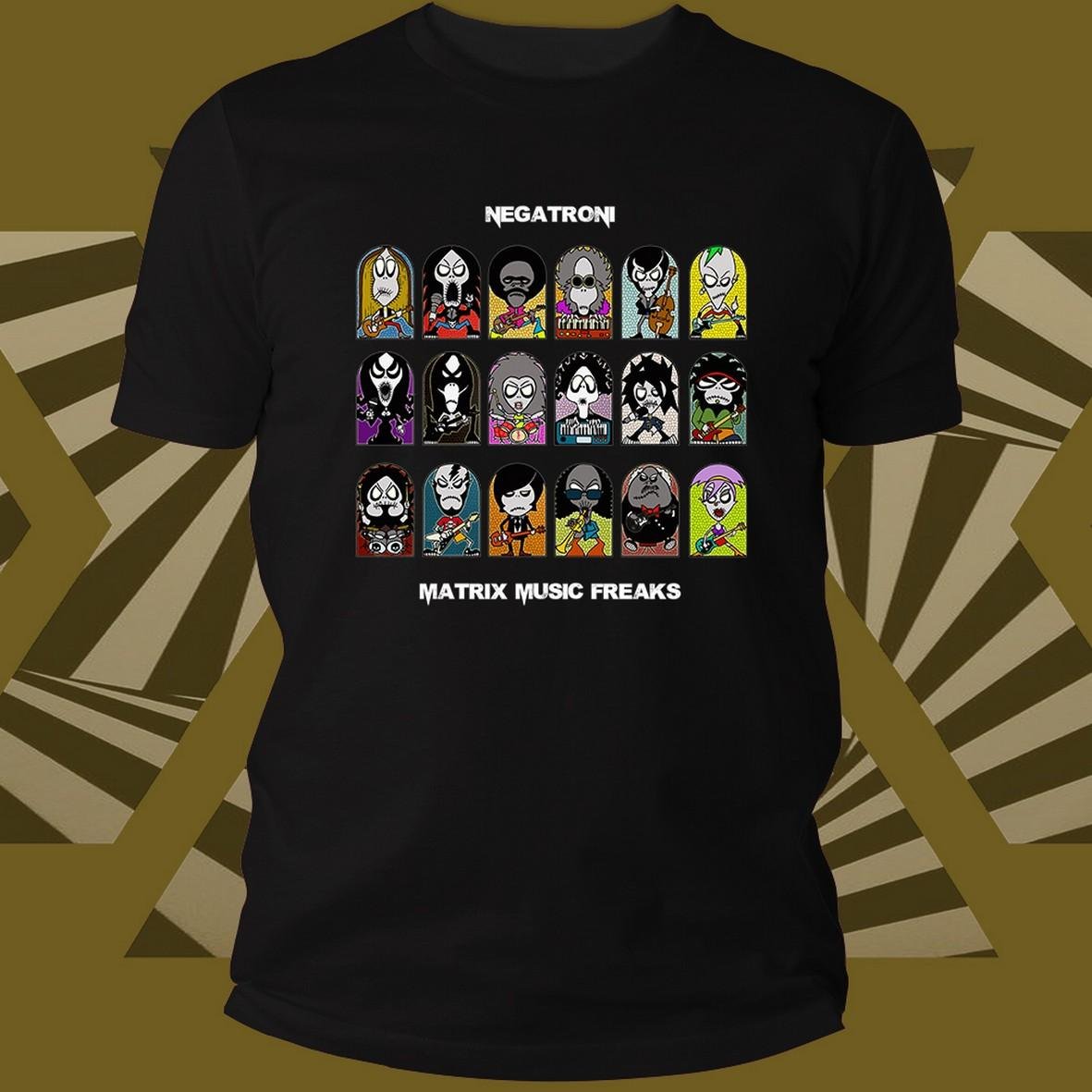 Music Freaks Negatron T-shirt unisex cotone Matrix