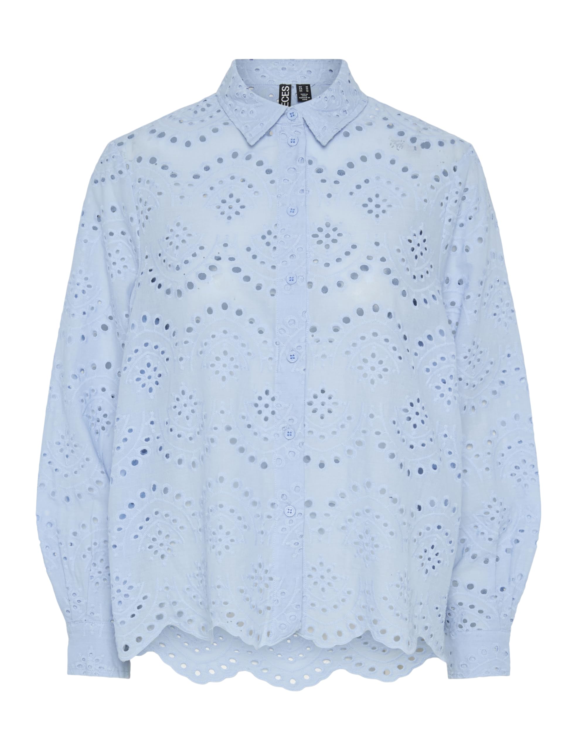 Pieces Pcvilde LS Noos camicia manica lunga taglia S