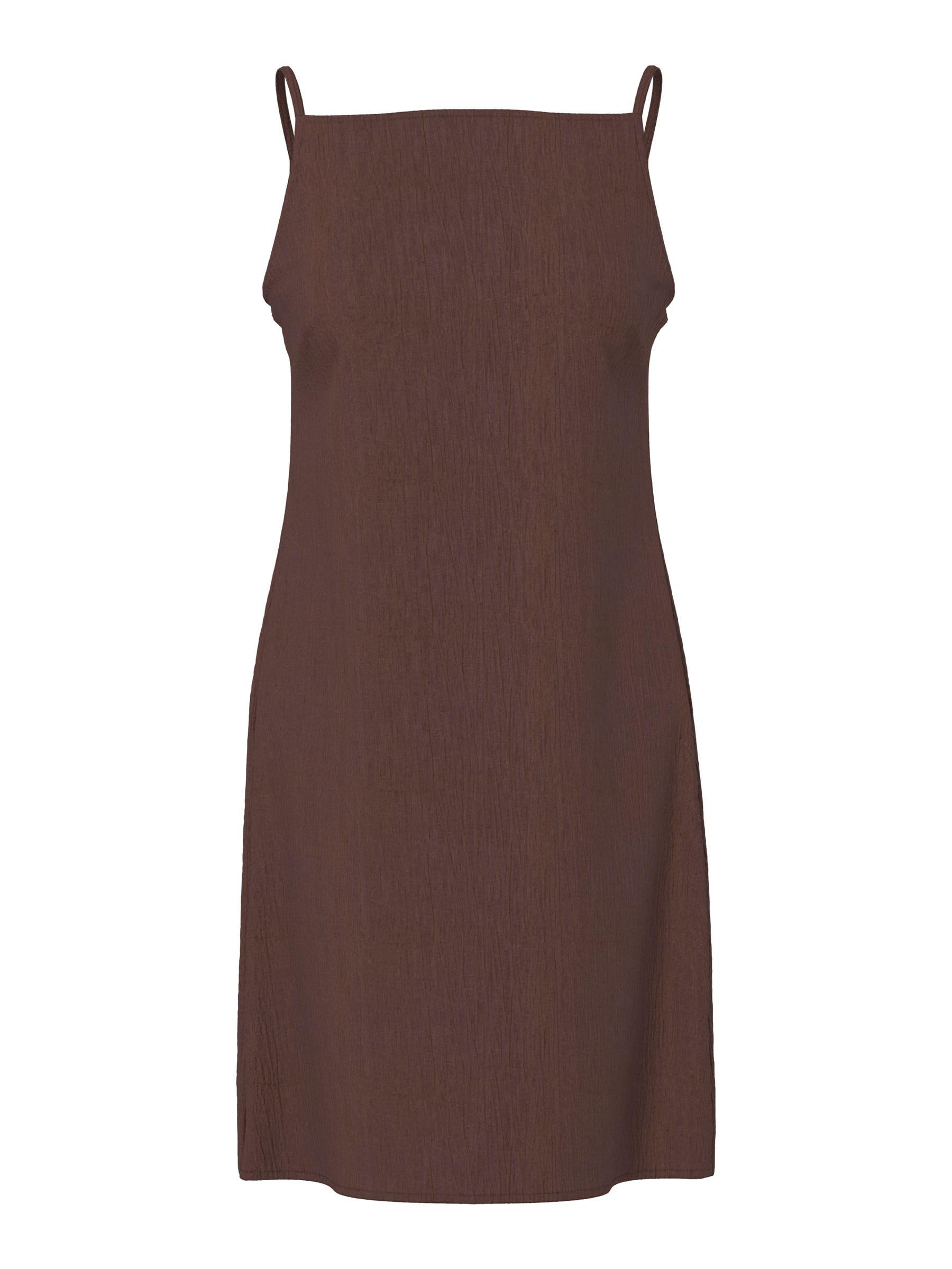 Pieces Pcpiva SL Abito corto donna senza maniche M