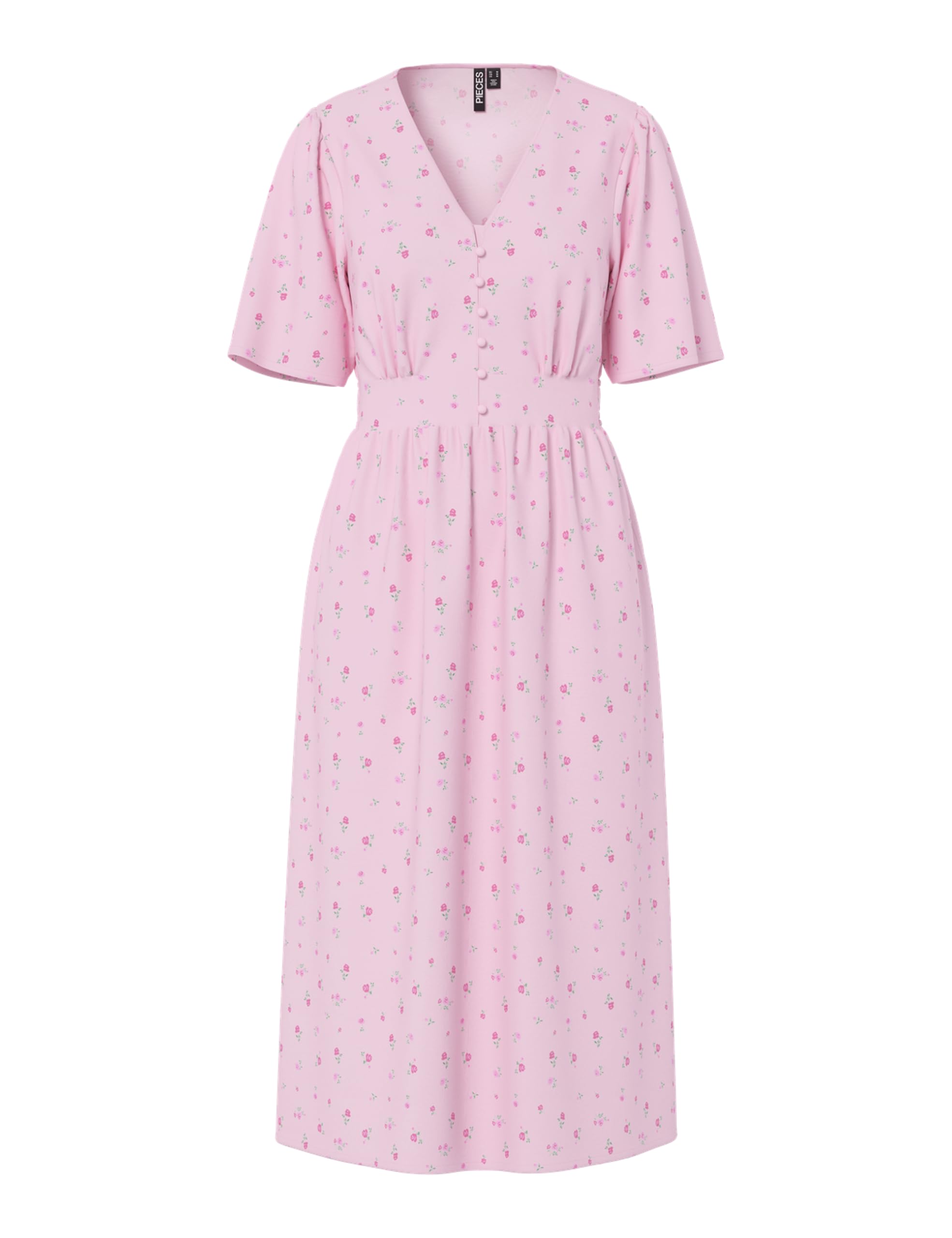 Pieces Pctala Midi Dress Wvn abito donna Roseate Spoonbill