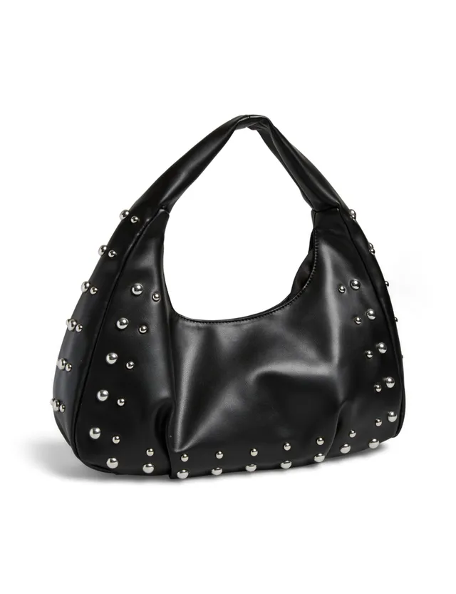 Pieces Pcgessica Studs Shoulder Bag borsa tracolla nera borchie
