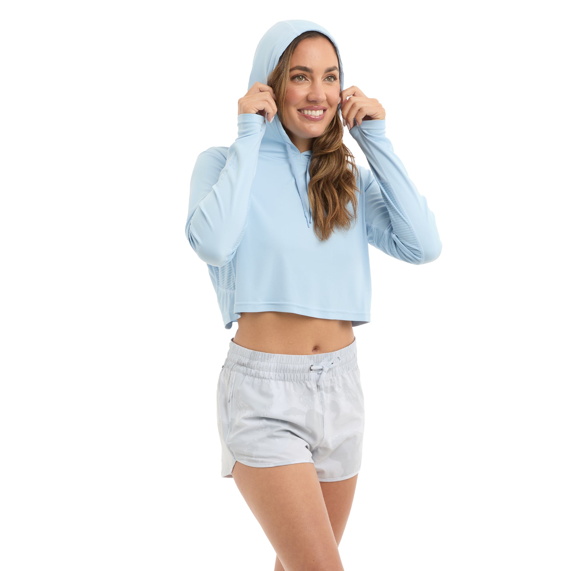 Pelagic Vaportek camicia pesca donna azzurro chiaro UPF 50+