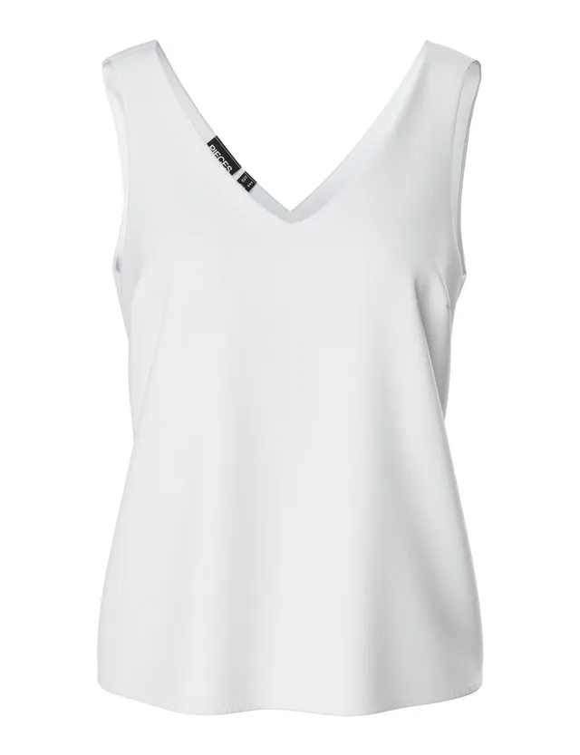 Pieces Pcfranan SL Top top donna manica corta