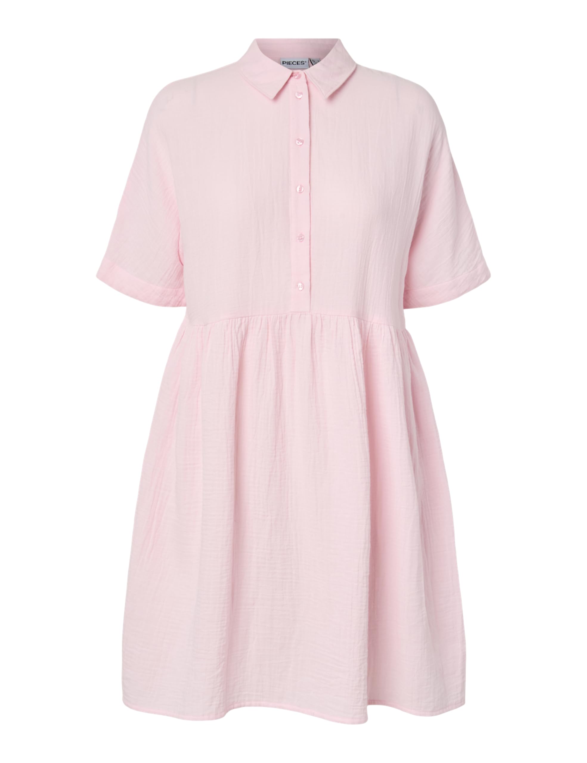 Pieces Pcsastina Abito Camicia Donna Manica Corta