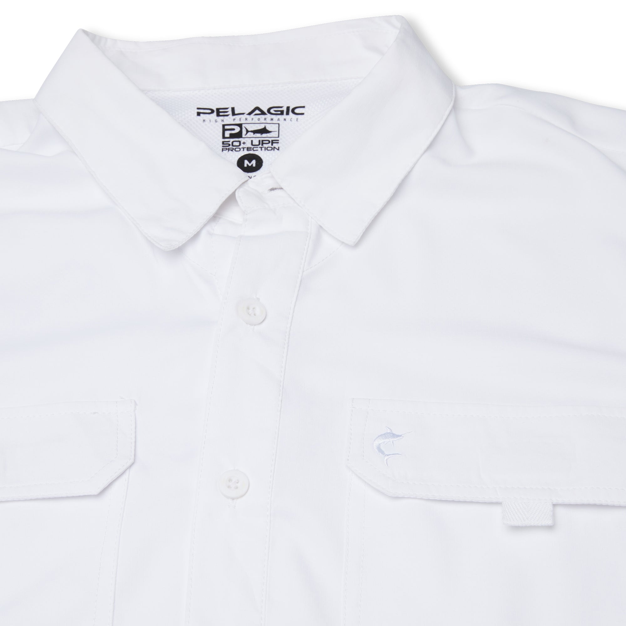 Pelagic Keys camicia uomo bianca UPF 50+