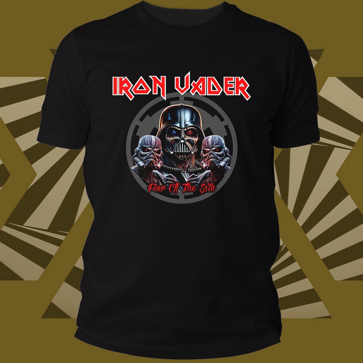 Iron Vader Fear of the Sith maglietta unisex cotone