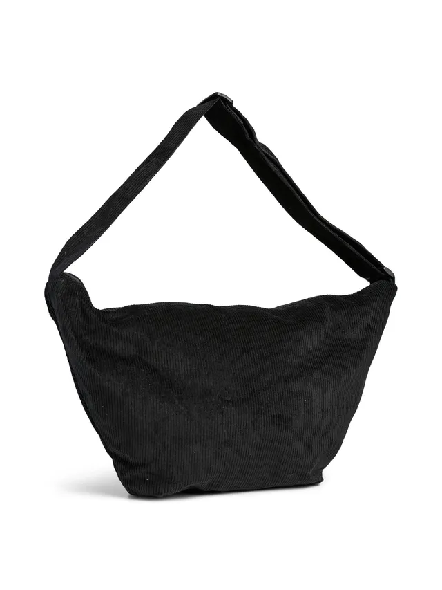 PIECES Pcamanda XL Corduroy Marsupio Donna Nero