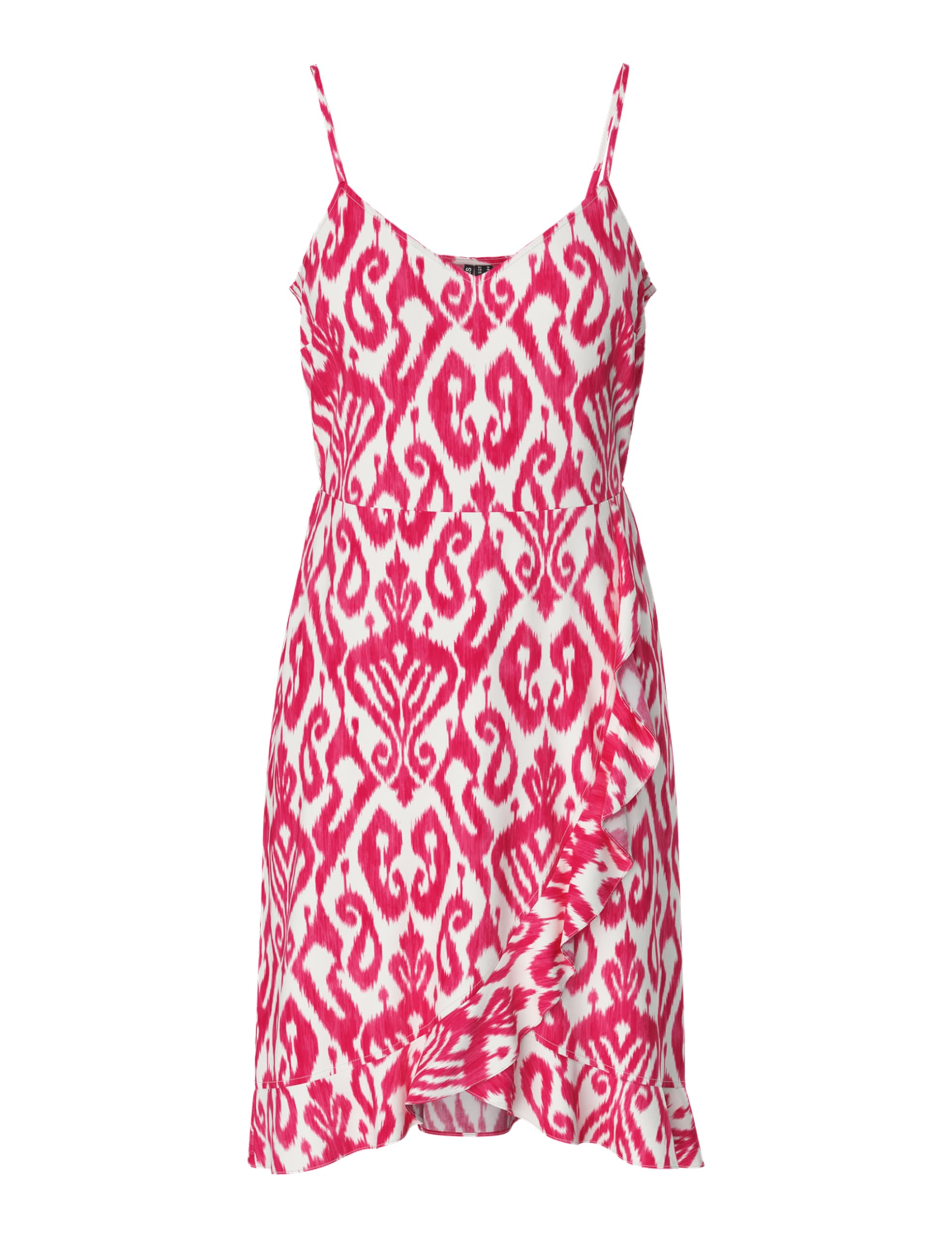 Pieces Pcnya Strap Flounce Dress abito donna L balze