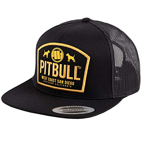 Pit Bull Dogs cappellino baseball nero rete cotone unisex