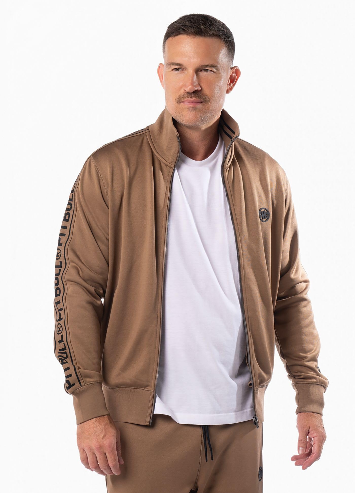 Pitbull Oldschool Tape Logo felpa uomo Nero poliestere